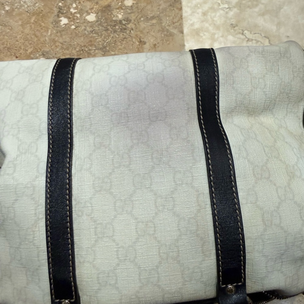 Gucci white Leather Shoulder Bag - Picture 4 of 8